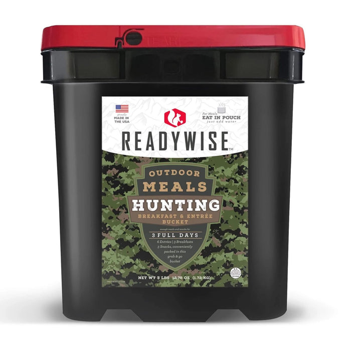 ReadyWise Hunting Bucket Cook-In-Pouch Meals