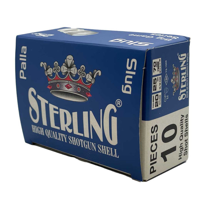 Sterling 20 Gauge 2-3/4" 7/8 oz Big Game Slug - 10 Round Box