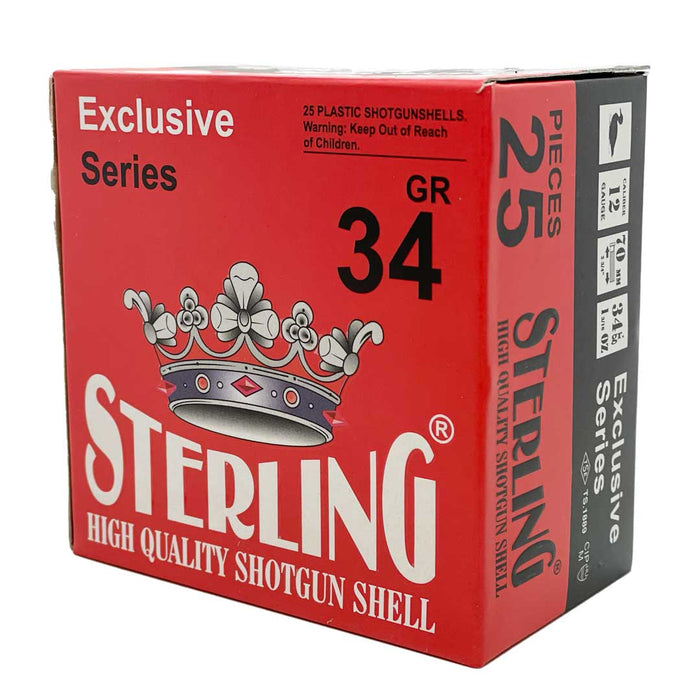 Sterling 12 Gauge 2-3/4" 1-3/16 oz #5 Shot Ammunition - 25 Round Box