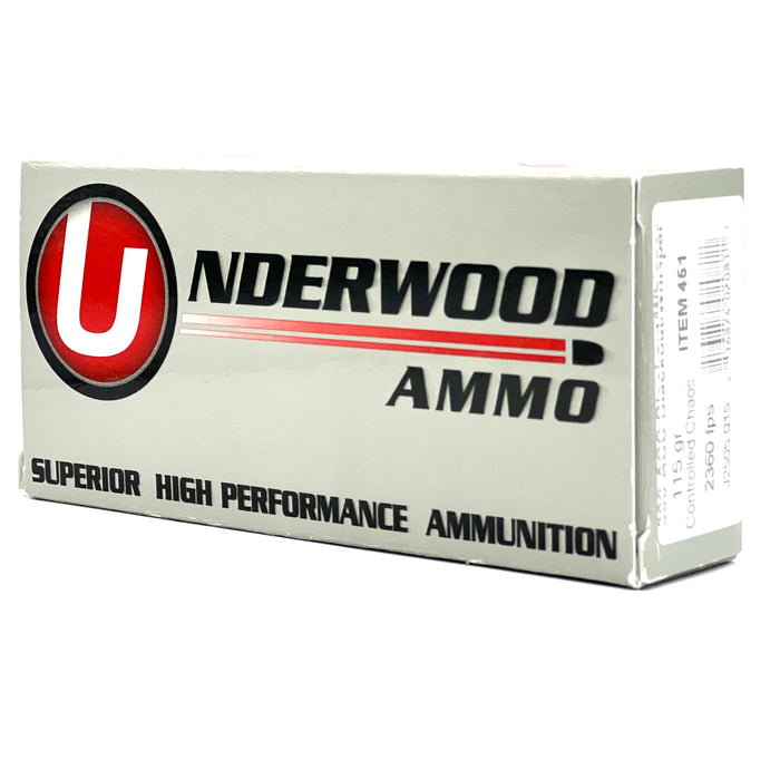 Underwood Ammo .300 Blackout 115gr Controlled Chaos Ammunition - 20 Round Box