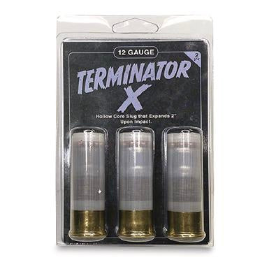 Reaper 12 Gauge 2 3/4" Terminator X Hollow Core Slug + Small Projectiles - 3 Round Pack