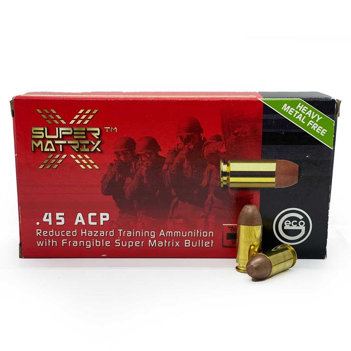GECO .45 ACP 147gr Super Matrix RHTA Ammunition - 50 Round Box