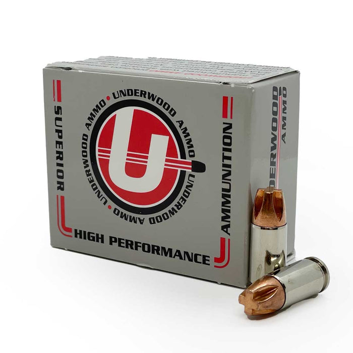 Underwood .40 S&W 115gr. Xtreme Defender Solid Monolithic Hunting & Self Defense Ammunition - 20 Round Box