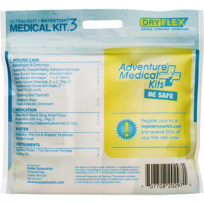 Adventure Medical Kit - Ultralight / Watertight .3 Medical Kit